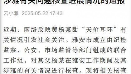 黄杨钿甜父亲被立案调查,两大问题浮出水面