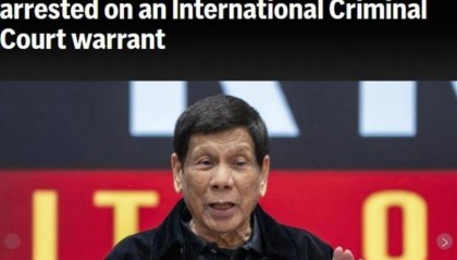 菲律宾前总统杜特尔特被逮捕,他此前表示:如被捕入狱,我也无计可施