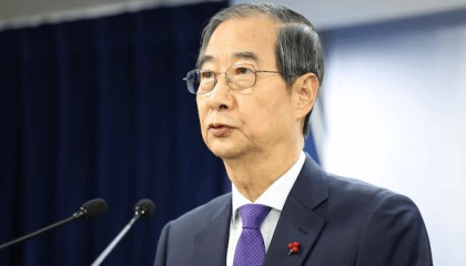 韩代总统拒绝任命大法官 遭在野党即刻弹劾