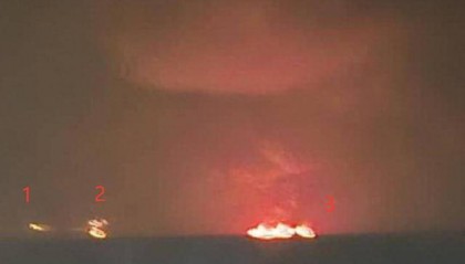 霍尔木兹海峡突发大火!特朗普警告:1400万人立即撤离德黑兰!