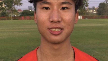 国青中场张志雄:我有勇气和信心,把没进世青赛的遗憾变成动力