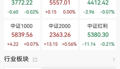 A股收评:沪指八连涨!创业板指涨0.09%北证50涨0.91%,环氧丙烷、房地产板块走高,红宝丽3连板!超3100股上涨,成交1.03万亿缩量1104亿