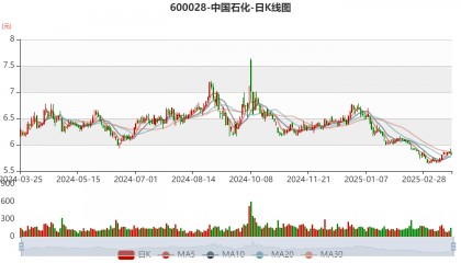 中国石化:2024年净利润503.13亿元 拟10派1.4元