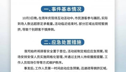 “天降红包雨”引发拥挤致顾客摔倒受伤,三亚大悦城致歉