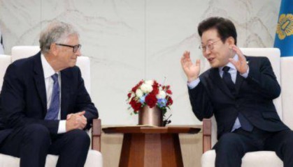 “时隔三年再次访韩” 韩媒:李在明会见比尔·盖茨