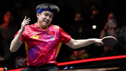 王楚钦3比1击败莫雷加德,闯进世乒联总决赛四强