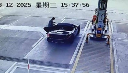 全网关注!加油后逃单的保时捷男司机落网了