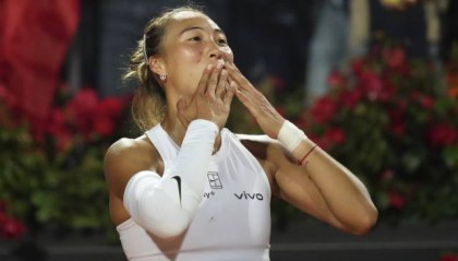 终于越过萨巴伦卡这座高山,郑钦文感谢自己的耐心和专注