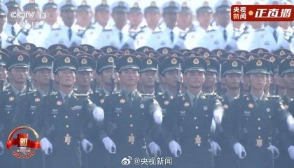 歼20S、DF61导弹,震撼亮相!三支兵种首次亮相天安门广场,空中梯队战机起飞