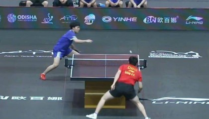 逆转获胜!国乒男团3比2击败日本队晋级决赛