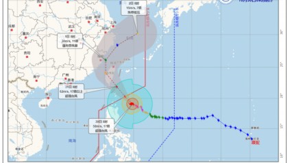 上海明后天将有大暴雨,或为1981年以来11月最大降雨