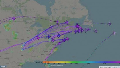 大量美国军机正穿越大西洋,规模空前!