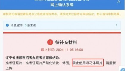 海马体公司回应“考研报名禁用海马体照片”:拍摄时可提要求,防止过度修图影响身份核验