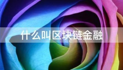什么叫区块链来自金融