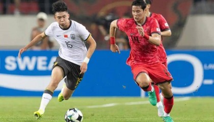 0:3负于韩国 “新国足”亮相即惨败