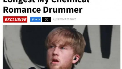 美国男星Bob Bryar遗体遭爱犬啃食 目前已排除他杀嫌疑