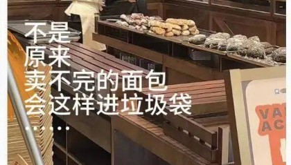 看着心疼!上海网红店将没卖掉的面包整框扔了?网友吵翻