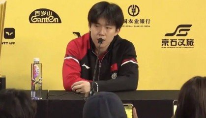 王楚钦回应国乒男双受到外协冲击:中国队每一个人都很强大