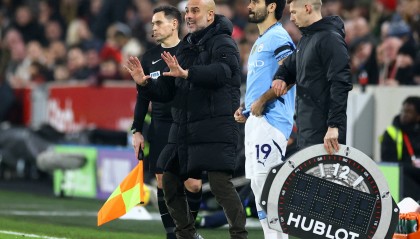 双输!34岁京多安替补15分钟连丢2球,二进宫曼城胜率仅4成