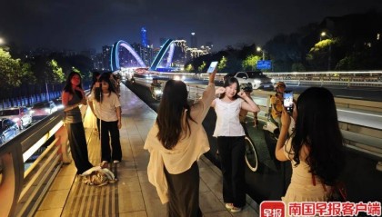 突然爆火!南宁这座桥变身“猫耳朵”,不少人扎堆打卡